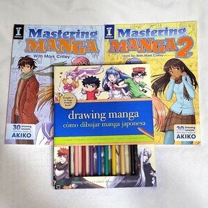 Drawing Manga Complete Kit & Mastering Manga 1 & 2